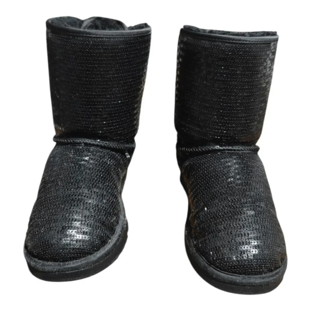 UGG Bailey Bow 'Sequin' Winter Boot Size 6